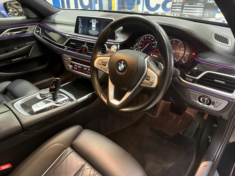 BMW 7 Series 730D Xdrive M Sport Black #3