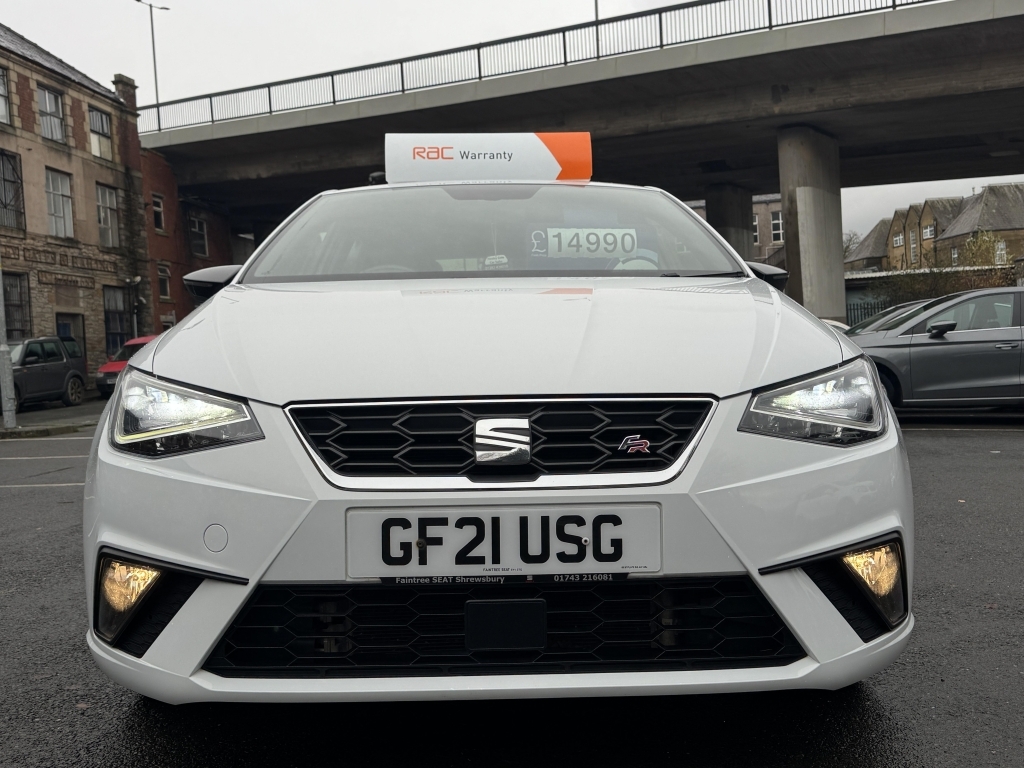 Seat Ibiza 1.0 Tsi Fr Sport Dsg White #4