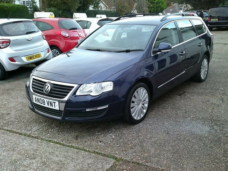 Volkswagen Passat Estate 2.0 Tdi Highline 2008 Blue #4