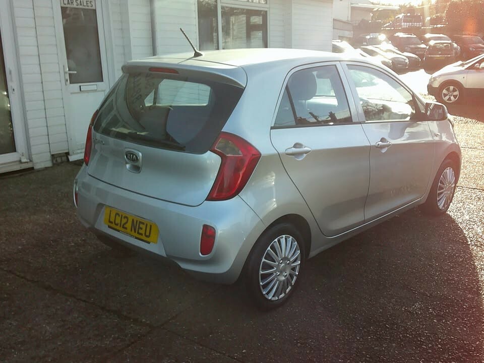 Kia Picanto Hatchback 1.0 1 2012 LC12NEU Silver #2