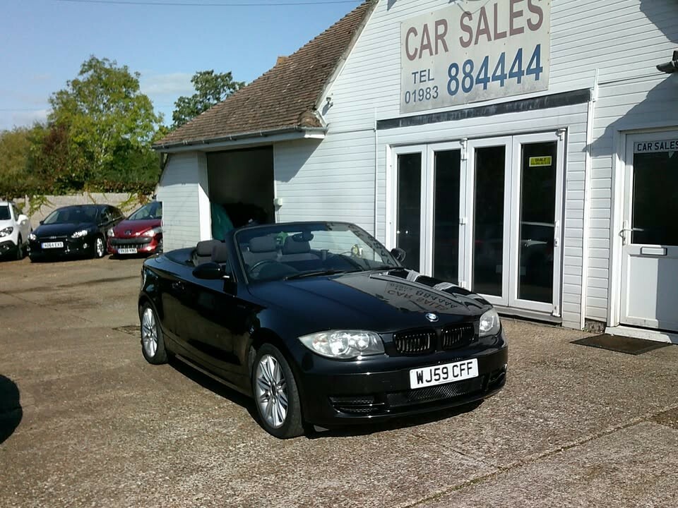 BMW 1 Series Convertible 2.0 118D Es Convertible 2009 Black
