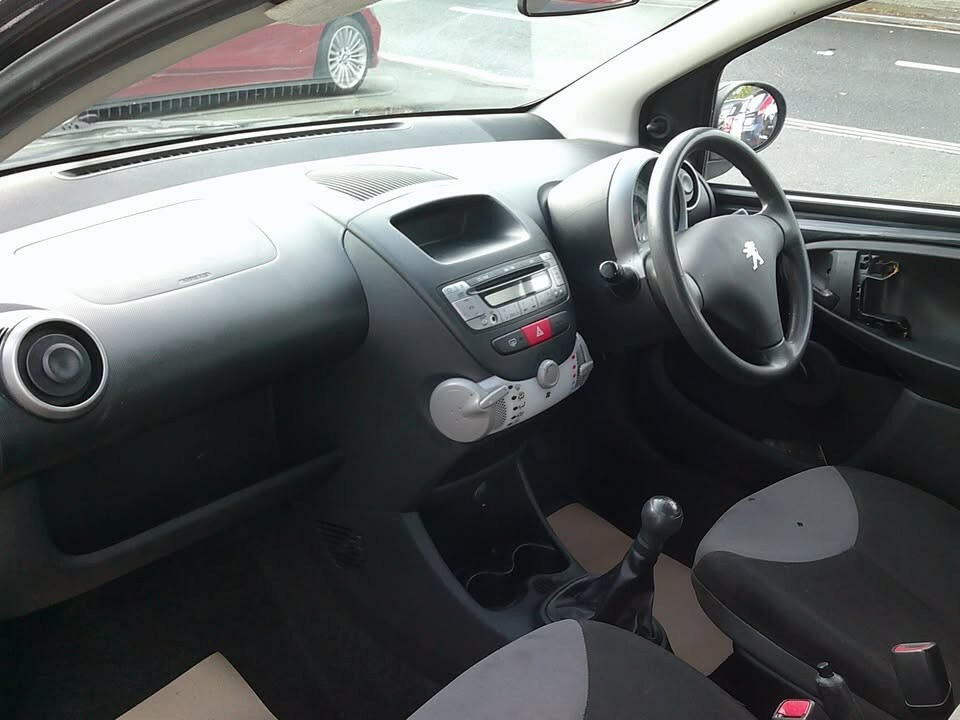 Peugeot 107 Hatchback 1.0 12V Access 2013 FN13TDO Black #6