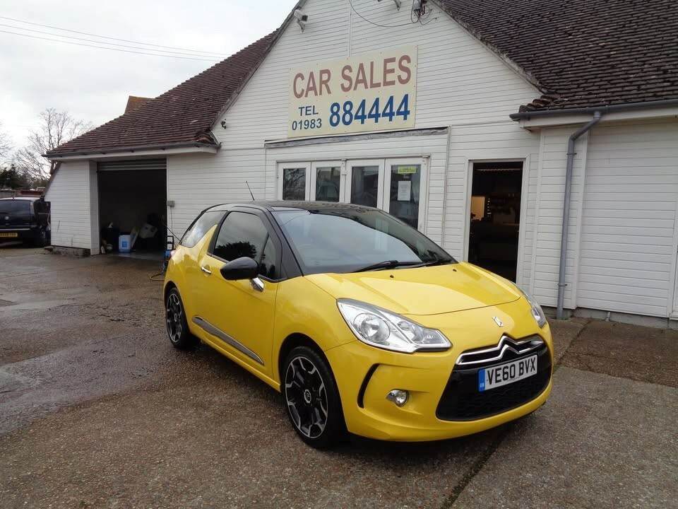 Citroen DS3 Hatchback 1.4 Vti 16V Dsign 2010 Yellow