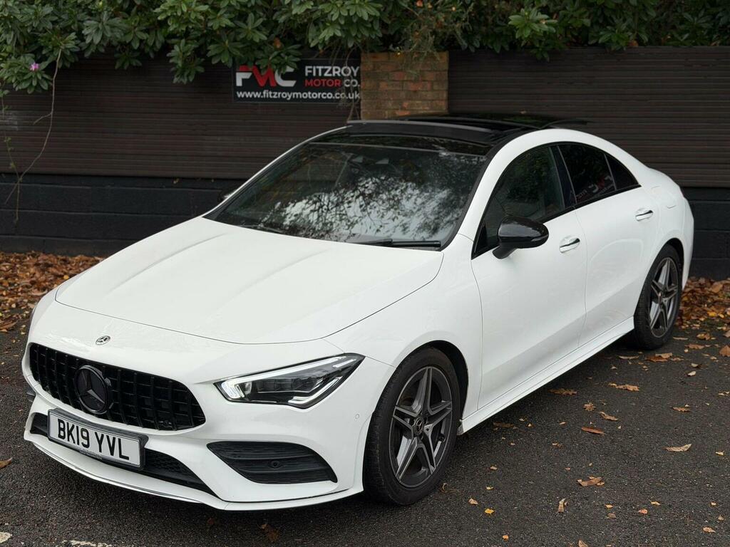 Mercedes-Benz CLA Class 2.0 Cla220 Amg Line Premium Plus Coupe 7G-dct Eu BK19YVL White #2