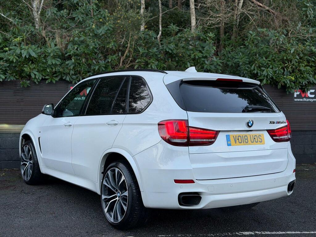BMW X5 3.0 M50d Xdrive Euro 6 Ss VO18UOS White #5