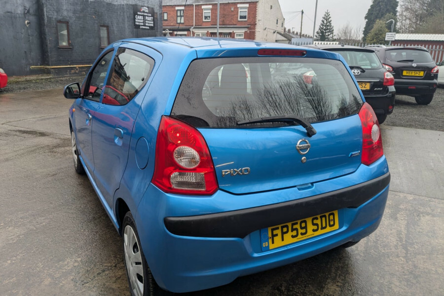 Nissan Pixo Hatchback Blue #6