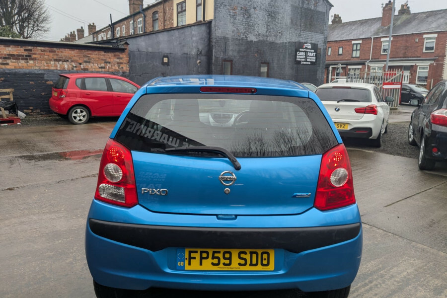 Nissan Pixo Hatchback Blue #5