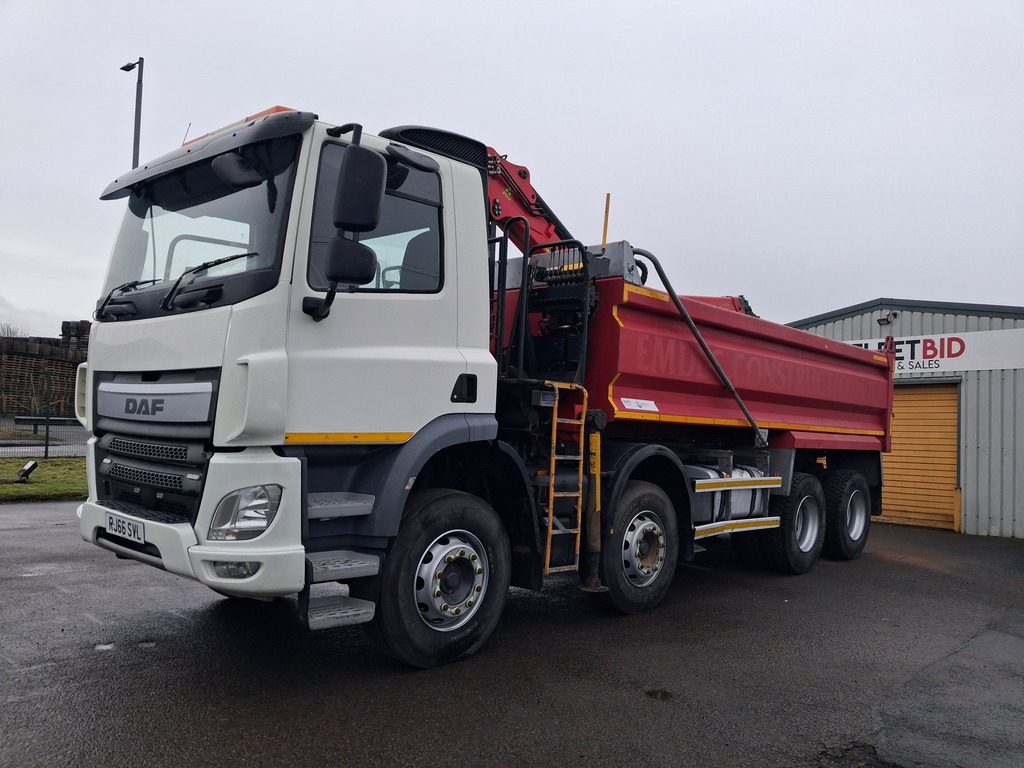 DAF All Models Cf 440 8X4 White