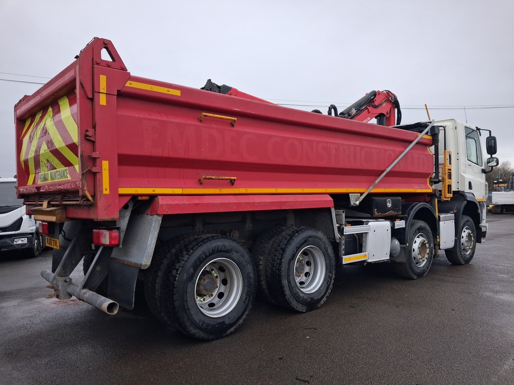 DAF All Models Cf 440 8X4 White #5