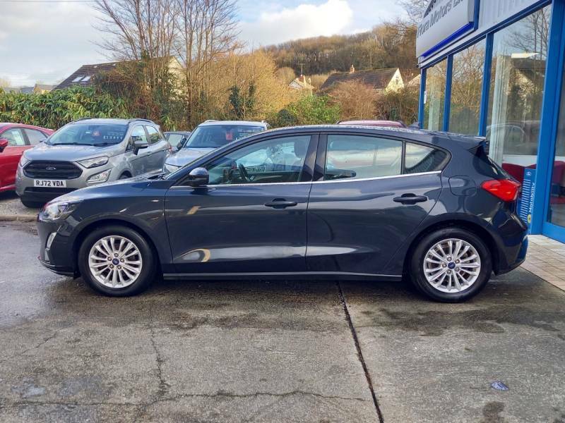 Ford Focus 1.0 Ecoboost Hybrid Mhev 125 Titanium Edition WK70GXS Blue #4