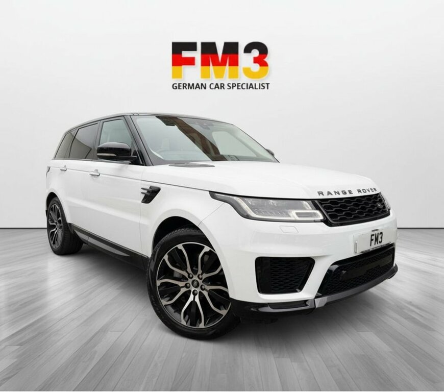 Land Rover Range Rover Sport 3L Hse Silver MD71EZX White #3