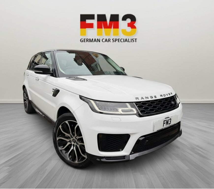 Land Rover Range Rover Sport 3L Hse Silver MD71EZX White #4