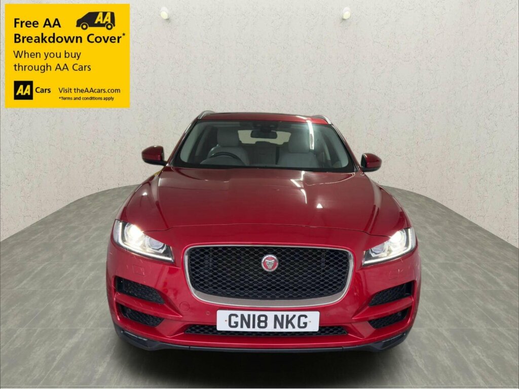 Jaguar F-Pace 2.0 D180 Portfolio Suv Awd Euro 6 GN18NKG Red #3