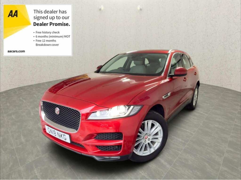 Jaguar F-Pace 2.0 D180 Portfolio Suv Awd Euro 6 GN18NKG Red #6