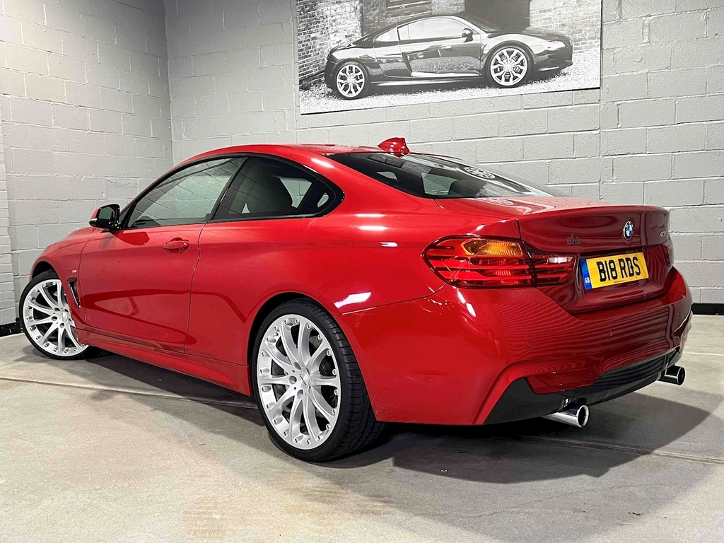 BMW 4 Series 435I M Sport B18RDS Red #3