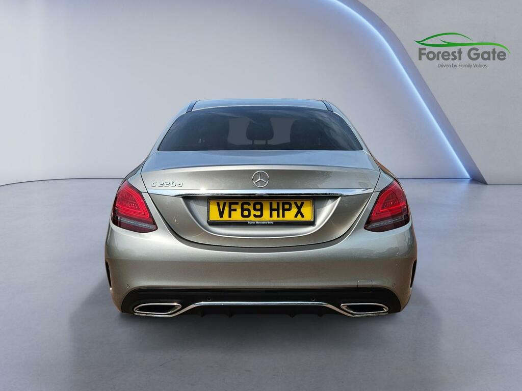 Mercedes-Benz C Class 2.0 C220d Amg Line Premium Saloon G-t Silver #4