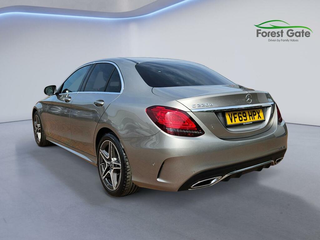 Mercedes-Benz C Class 2.0 C220d Amg Line Premium Saloon G-t Silver #5