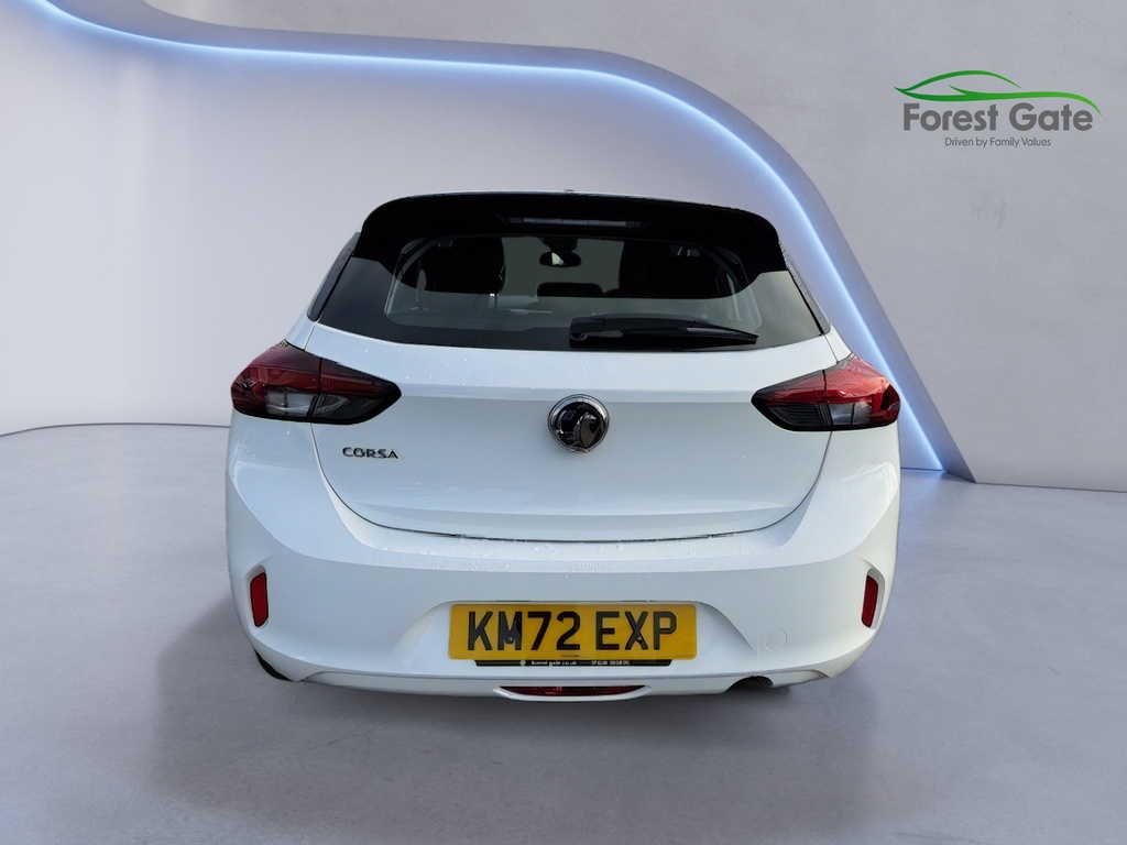 Vauxhall Corsa 1.2 Turbo Design Hatchback Euro 6 KM72EXP White #6