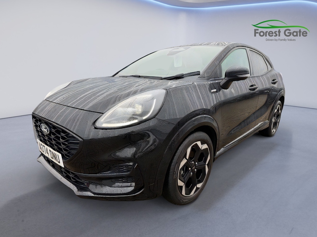 Ford Puma 1.0T Ecoboost Mhev St-line X Suv Hybrid AO74DNU Black #3