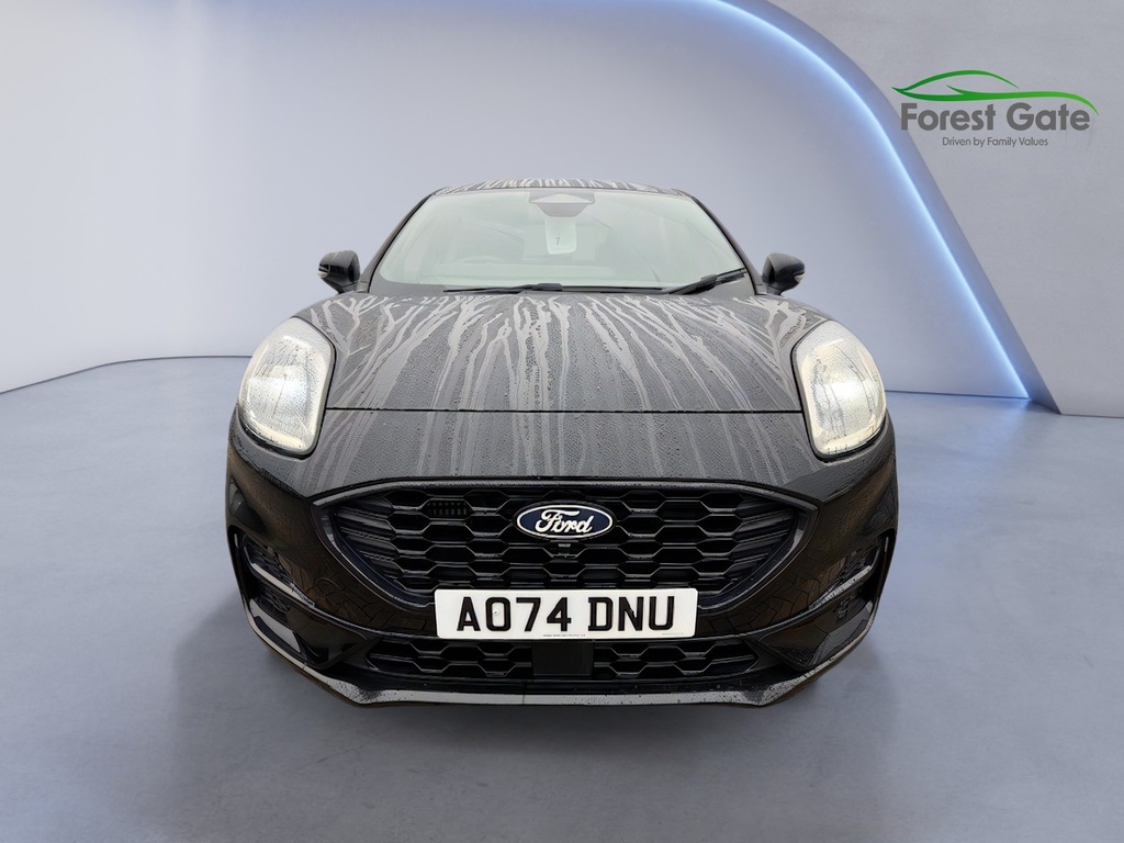 Ford Puma 1.0T Ecoboost Mhev St-line X Suv Hybrid AO74DNU Black #2