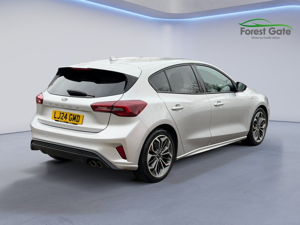 Ford Focus 1.0T Ecoboost Mhev St-line X Hatchback LJ24GMD Silver #4