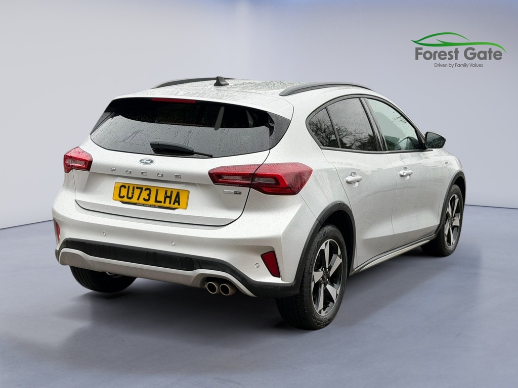 Ford Focus 1.0T Ecoboost Mhev Active Hatchback Hyb CU73LHA Silver #6