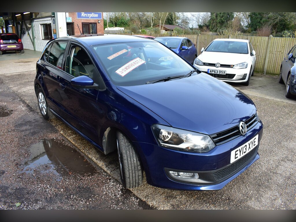 Volkswagen Polo 1.4 Match Hatchback Euro 5 85 P EY13XYE Blue #3
