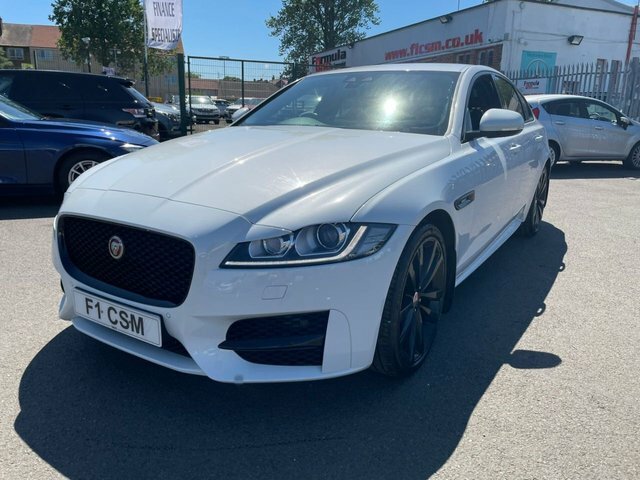 Jaguar XF 2L D R-sport Awd SV18LFZ White #3