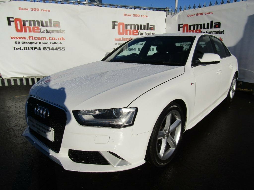 Audi A4 2.0 Tdi S Line Multitronic White