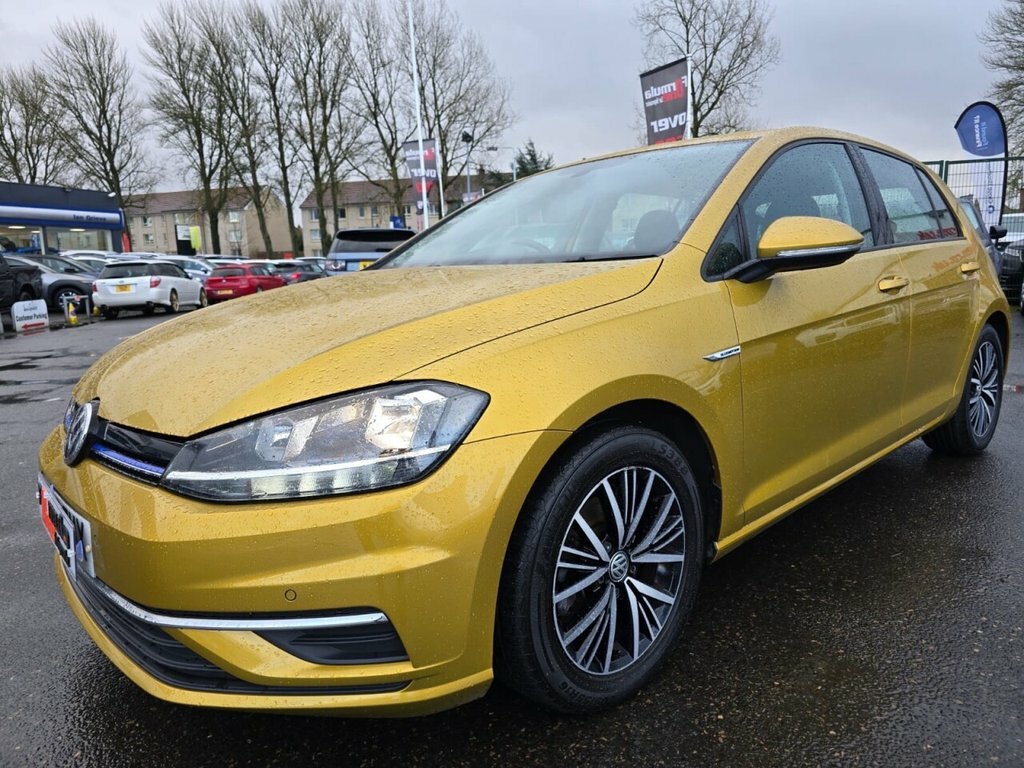 Volkswagen Golf 1.5L Se Nav RJ68FMX Yellow #2