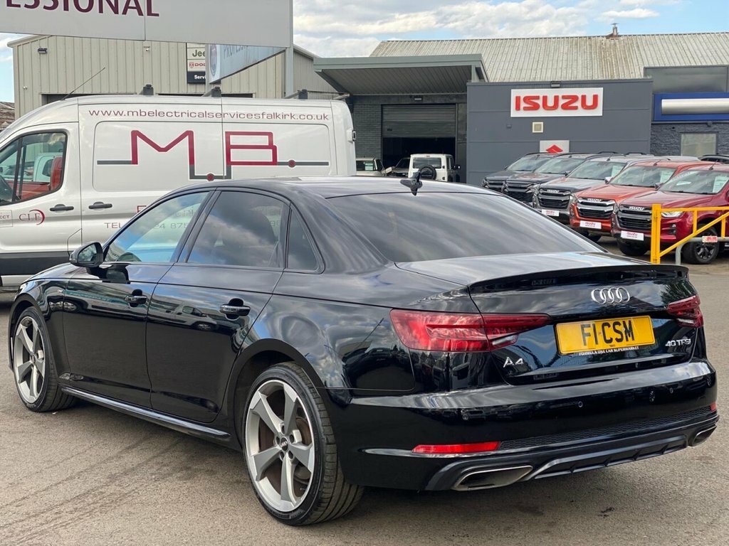 Audi A4 2L Black Edition PL19GFX Black #4