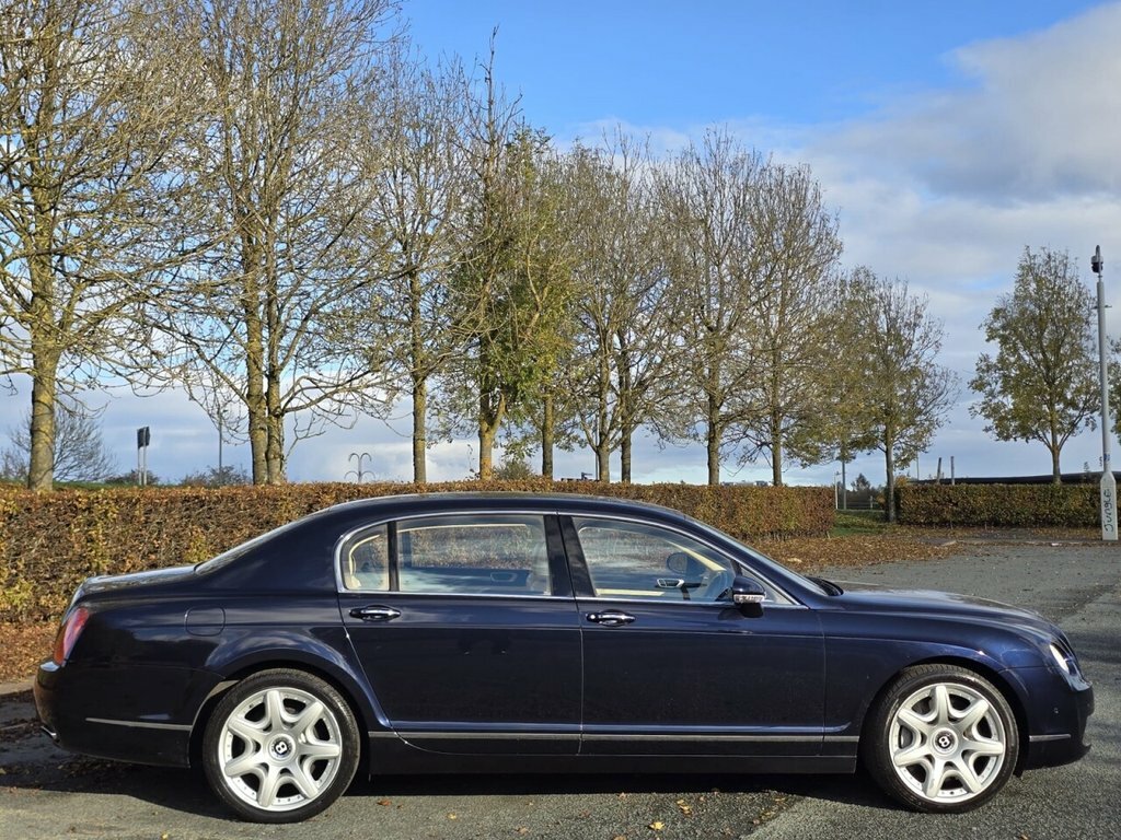 Bentley Continental 6L Flying Spur Blue #5
