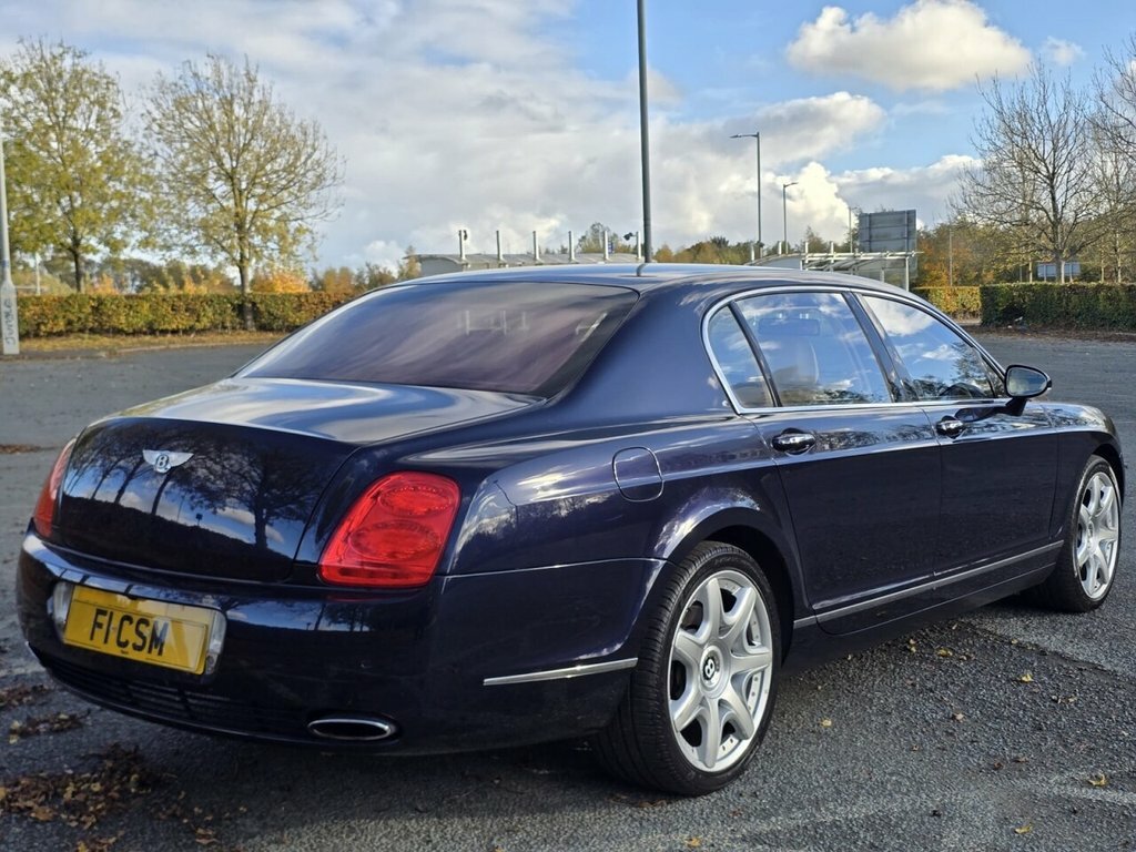 Bentley Continental 6L Flying Spur Blue #4