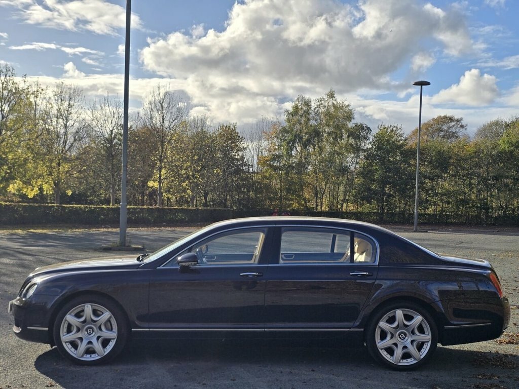 Bentley Continental 6L Flying Spur Blue #6