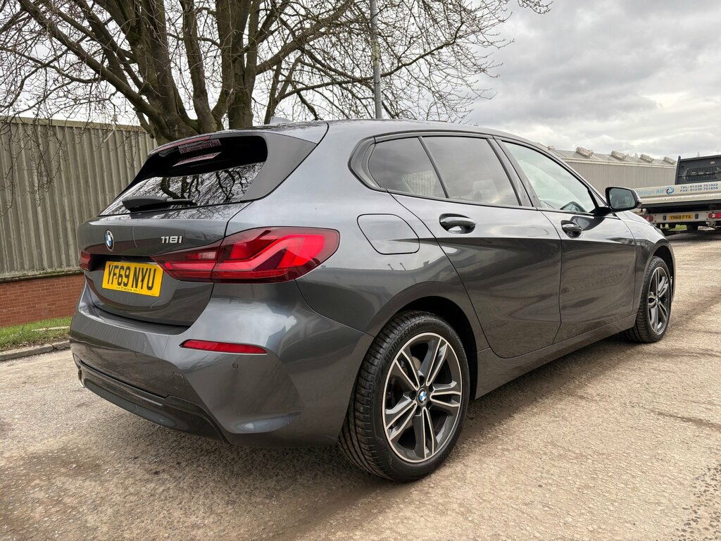 BMW 1 Series 1.5 118I Sport Hatchback Euro 6 YF69NYU Grey #3