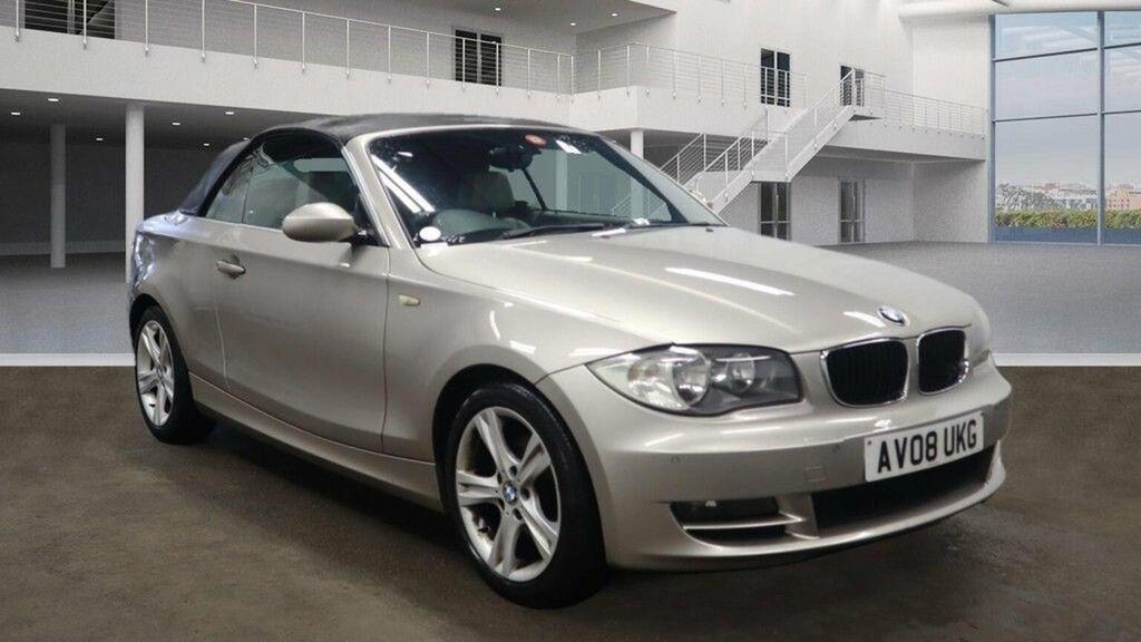 BMW 1 Series Convertible 3.0 125I Se Euro 4 200808 Silver