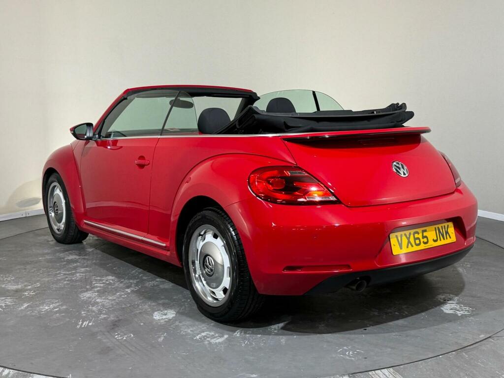 Volkswagen Beetle Convertible 2.0 Tdi Bluemotion Tech Design Cabriol VX65JNK Red #5