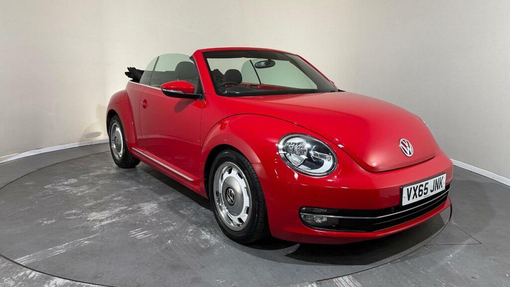 Volkswagen Beetle Convertible 2.0 Tdi Bluemotion Tech Design Cabriol Red