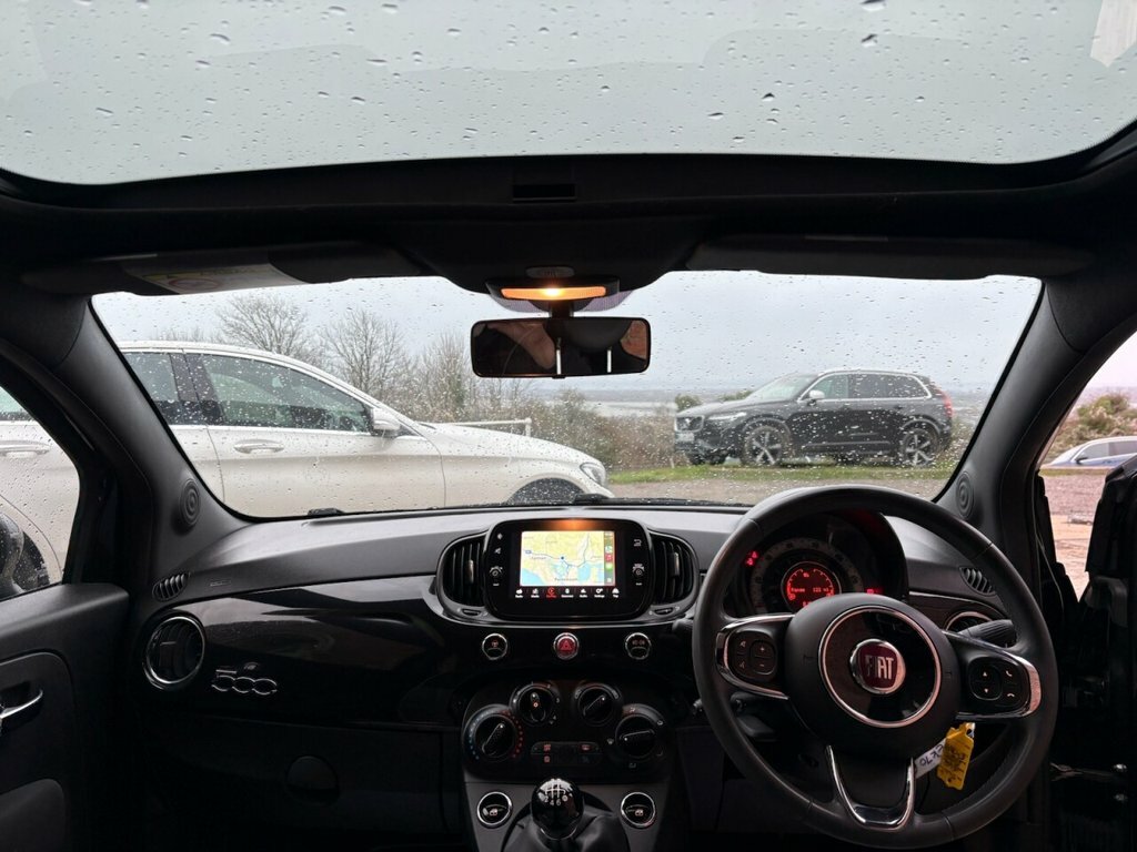 Fiat 500 Hatchback EK70FLV Black #6