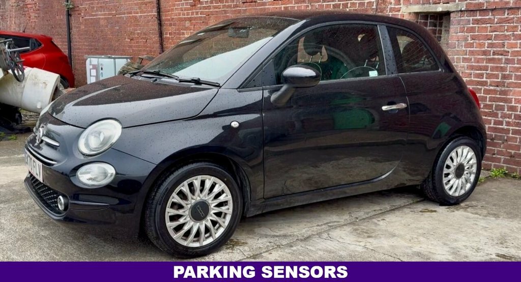 Fiat 500 Hatchback EK70FLV Black #3