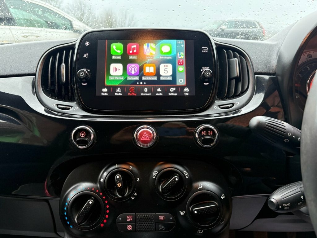 Fiat 500 Hatchback EK70FLV Black #5