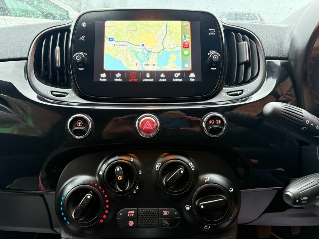 Fiat 500 Hatchback EK70FLV Black #4