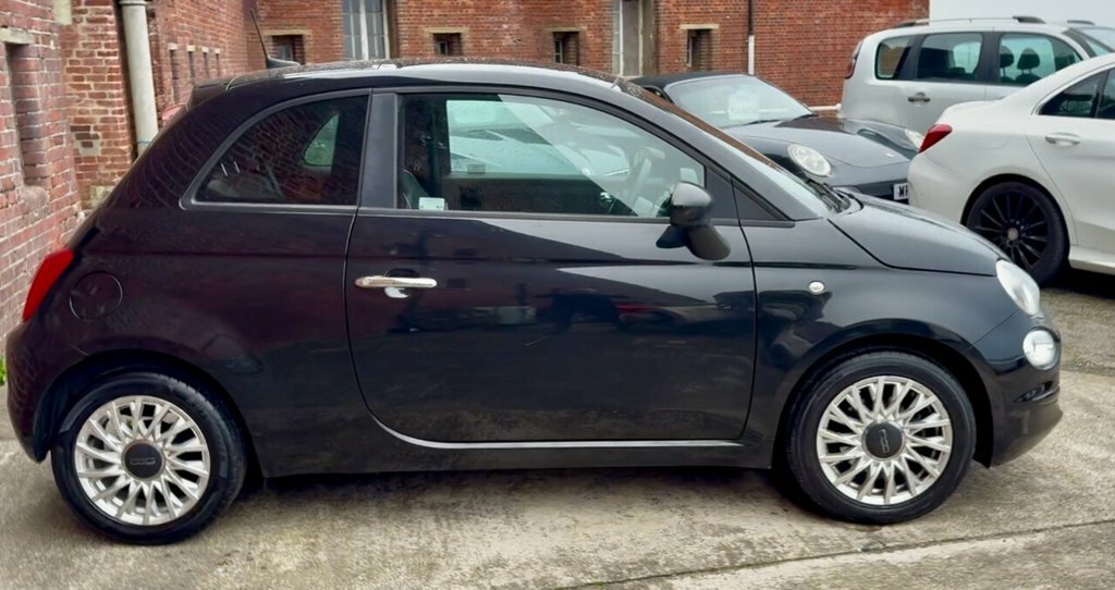 Fiat 500 Hatchback EK70FLV Black #2