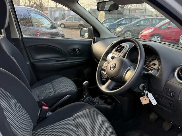 Nissan Micra 1.2 Vibe Hatchback Euro 6 80 Ps Silver #5