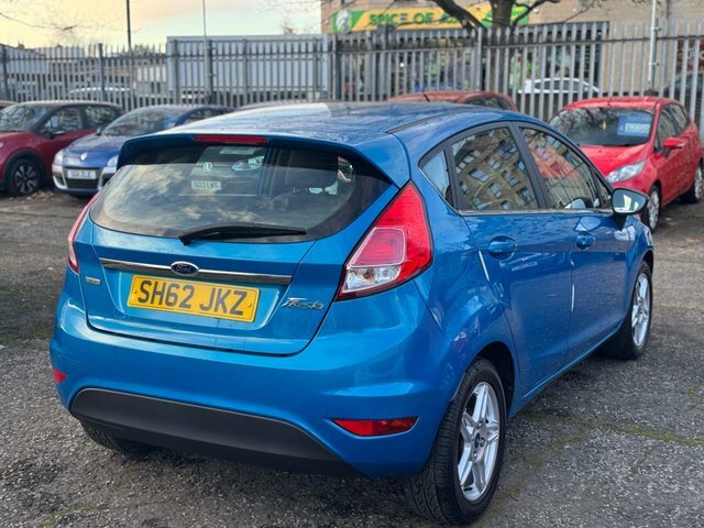Ford Fiesta 1.0T Ecoboost Zetec Hatchback Eu SH62JKZ Blue #4