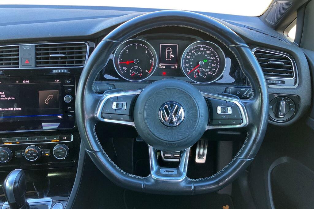Volkswagen Golf 2.0 Tdi R-line Edition Dsg DU20CUG White #5