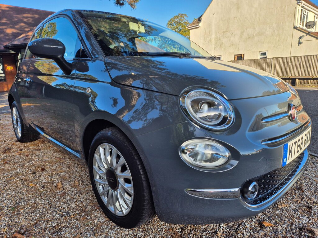 Fiat 500 1.2 Lounge Hatchback Euro 6 Ss KT68BKX Grey #5