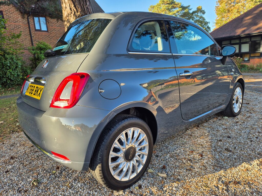 Fiat 500 1.2 Lounge Hatchback Euro 6 Ss KT68BKX Grey #6