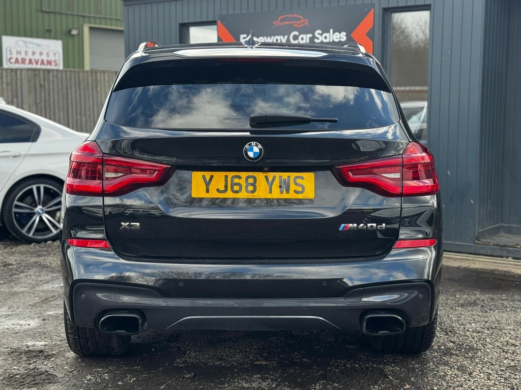 BMW X3 Suv 3.0 M40d Suv Xdrive Euro 6 S YJ68YWS Black #6