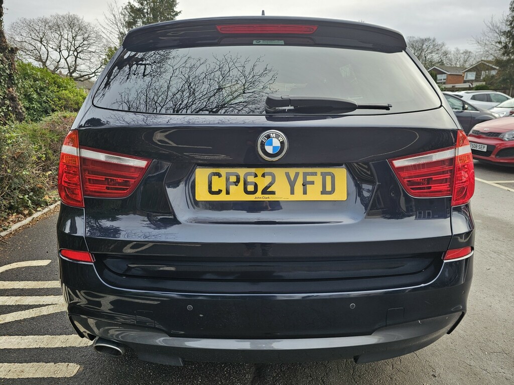 BMW X3 2.0 X3 Xdrive20d M Sport 2012 CP62YFD Black #6